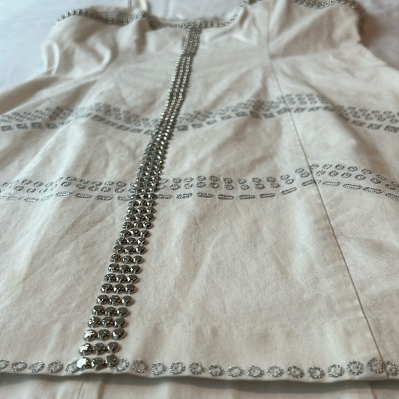 Guess by Marciano White Embellished Dress Size M - Picture 2 of 14